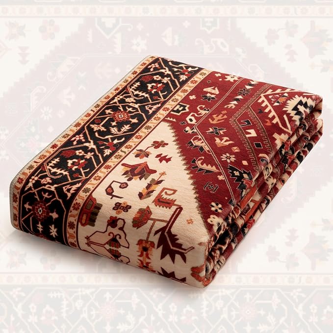 SERISSA Area Rug 3x5 Boho Rugs for Bedroom, Washable Non-Slip Living Room Rug - Image 7