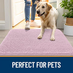 OLANLY Dog Door Mat for Muddy Paws 35x24, Absorbs Moisture and Dirt, Absorbent - Image 6