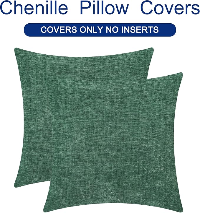 CaliTime Christmas Throw Pillow Covers Decorative 26 X 26 Inches Pack of 2 Cozy - Image 6