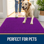 OLANLY Dog Door Mat for Muddy Paws 32x20, Absorbs Moisture and Dirt, Absorbent - Image 6
