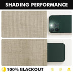 MIULEE 100% Blackout Linen Curtains - Image 7
