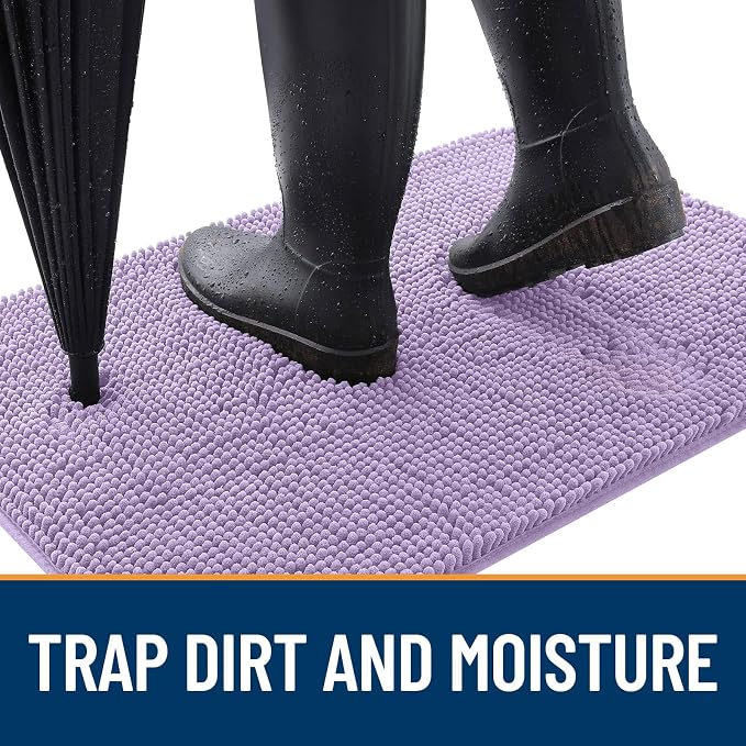 OLANLY Dog Door Mat for Muddy Paws 40x32, Absorbs Moisture and Dirt, Absorbent - Image 2