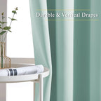 NICETOWN Room Darkening 118 inch Long Curtains, Grommet Thermal Drapes Weighted - Image 5