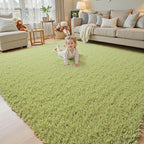 Rugs for Living Room 6x9, Alfombras para Salas Shag Large Plush Soft Area Rug by Junhejiamei