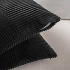 Fancy Homi 2 Packs Black Long Lumbar Decorative Throw Pillow Covers 12x24 Inch - Image 4