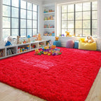 Pionblank 9x12 Area Rug for Living Room, Shag Large Rug for Bedroom, Soft Furry - Image 2