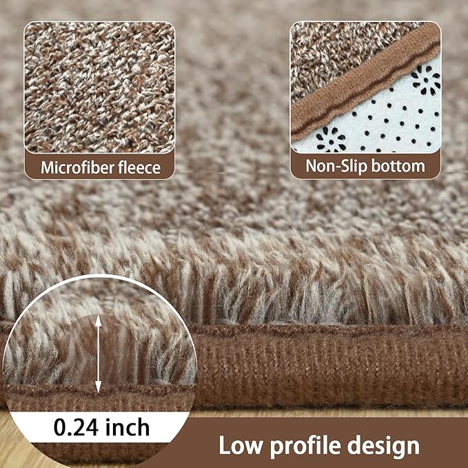 AROGAN Washable 3x8 Runner Rug for Hallway, Long Runner Rugs wtih Soft Memory - Image 4