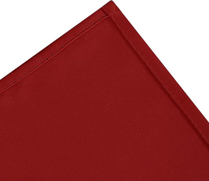 LEMOMO Red Blackout Curtains 34 x 54 Inch Length/Set of 2 Curtain - Image 8