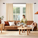 Curtain Rods for Windows 30 to 60 Inch, 5/8 Inch Heavy Duty Decorative Curtain - Image 2