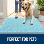 OLANLY Dog Door Mat for Muddy Paws 59x35, Absorbs Moisture and Dirt, Absorbent - Image 6
