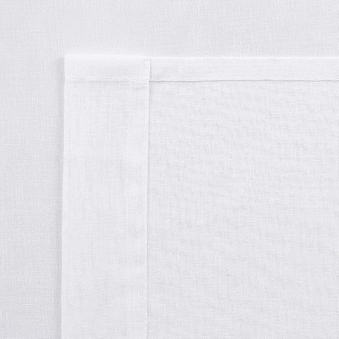 DWCN Extra Long Curtains, Sheer White Curtains 102 inches Long - Image 5