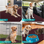 OLANLY Dog Door Mat for Muddy Paws 30x17, Absorbs Moisture and Dirt, Absorbent - Image 7