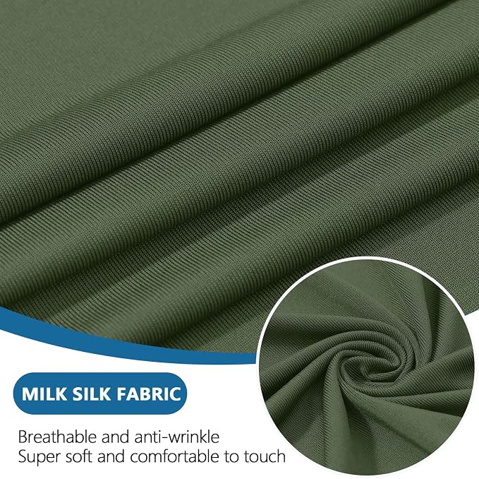 hyha Milk Silk Couch Cushion Covers, Soft Magic Sofa Covers Washable - Image 3