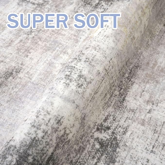 IOHOUZE Abstract Runner Rug 3x16 Ft Washable Runners - Image 7
