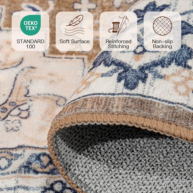 Lofus 10x14 Area Rugs for Living Room, Washable Area Rug, Big Rugs for Bedroom - Image 6
