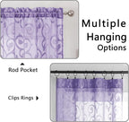 OWENIE Furman Sheer Curtains 63 inch Length - Image 4