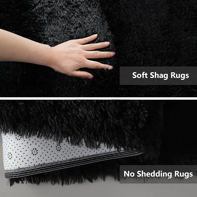9X12 Large Shag Area Rugs for Living Room Bedroom, Big Soft Fluffy Rug for - Image 5