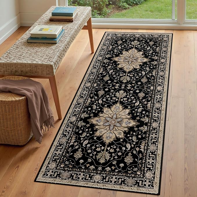 RELEANY Area Rugs 3'x8' Runner Rug Non Slip Washable - Image 3