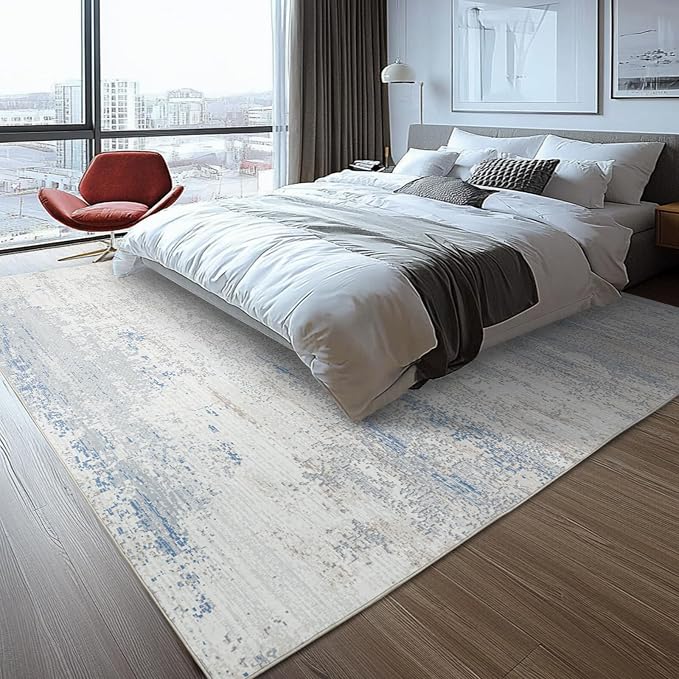 Washable Rug 6x9 Area Rugs for Living Room- Modern Abstract Rugs for Bedroom - Image 6