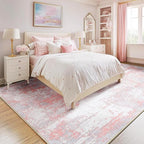 Washable Area Rugs 5'x7' Non-Slip Modern Abstract Soft by RELEANY