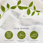 NICETOWN Thick Linen Sheer Curtains - Image 5