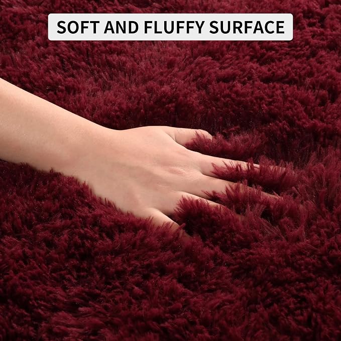 Tepook Soft Fluffy Rugs for Living Room, 5x8 Shaggy Area Rug for Bedroom - Image 7