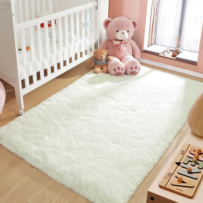 LOCHAS Ultra Soft Indoor Modern Area Rugs Fluffy Living Room Carpets - Image 2