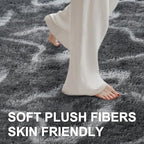 6x9 Ft Large Shag Rugs for Living Room Decor, Tie-Dyed Ultra Soft Fluffy Furry - Image 4