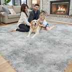 8x10 Area Rugs for Living Room Bedroom, Large Area Rug Shag Shaggy Carpet Soft - Image 4