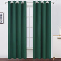 LEMOMO Dark Green Blackout Curtains/52 x 84 Inch Long/Set of 2 Curtain by Lemomo