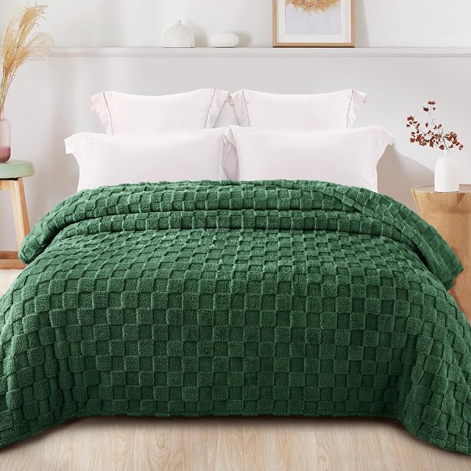 Exclusivo Mezcla Queen Size Flannel Fleece Blanket, Super Soft and Warm - Image 3