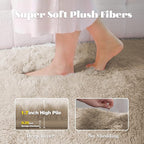 6x9 Area Rug for Living Room: Fluffy Shag Soft Washable Rugs Large Fuzzy Plush - Image 2