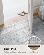 AMADA HOMEFURNISHING 8x10 Area Rugs, Washable Living Room Rug - Image 7