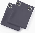 LEMOMO Grey Thermal Blackout Curtains/42 x 63 Inch/Set of 2 Panels Room - Image 9