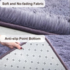 TWINNIS Super Soft Shaggy Rugs Fluffy Carpets 3x5 Feet, Indoor Modern Plush - Image 2