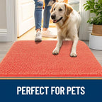OLANLY Dog Door Mat for Muddy Paws 35x24, Absorbs Moisture and Dirt, Absorbent - Image 6