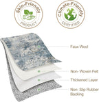 Nakagishi 8x10 Area Rugs Living Room: Washable Abstract Large Neutral Soft Rug - Image 7