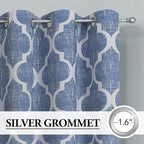 Beauoop 100% Blackout Curtains 90 Inches Long 2 Panels - Image 2
