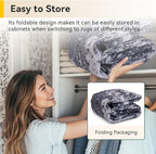 Washable Area Rugs 8ft Non-Slip Modern Abstract Soft - Image 5