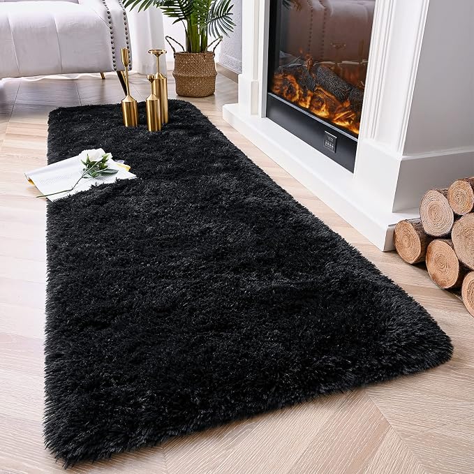 Chicrug Soft Runner Rugs for Bedroom Living Room Plush Fluffy Rug 3x10 Feet - Image 2