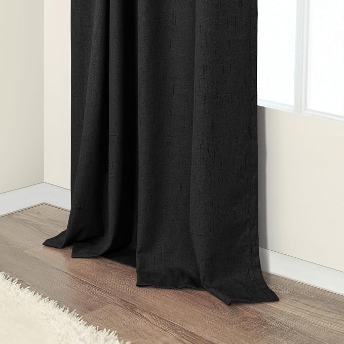Pitalk Black Blackout Curtains 96 Inches Long - Image 8