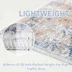 IOHOUZE Abstract Area Rug 4x6 Ft Washable Rugs - Image 5