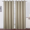 LEMOMO Beige Thermal Blackout Curtains/52 x 95 Inch/Set of 2 Panels Room by Lemomo