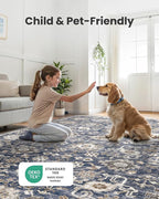 AMADA HOMEFURNISHING 2x5 Washable Runner Rug, Low-Profile Kitchen Rugs - Image 4
