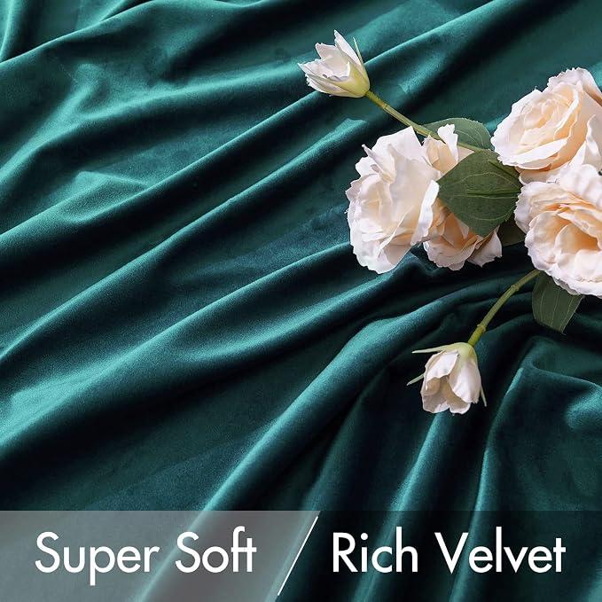 MIULEE Velvet Curtains 108 inches Long 2 Panels - Image 4