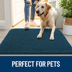 OLANLY Dog Door Mat for Muddy Paws 30x17, Absorbs Moisture and Dirt, Absorbent - Image 6