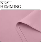 NICETOWN Kitchen Curtains, Short Blackout Drapes, Rouge Pink, 34 in x 45 in - Image 6