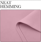 NICETOWN Blackout Curtains for Bedroom, Rouge Pink, 1 Pair, 62 by 63-inch - Image 6