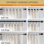 MYSKY HOME Living Room Curtains - Image 2