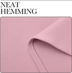 NICETOWN Room Darkening Draperies Window Curtain Panels, Rouge Pink, 2 Panels - Image 6